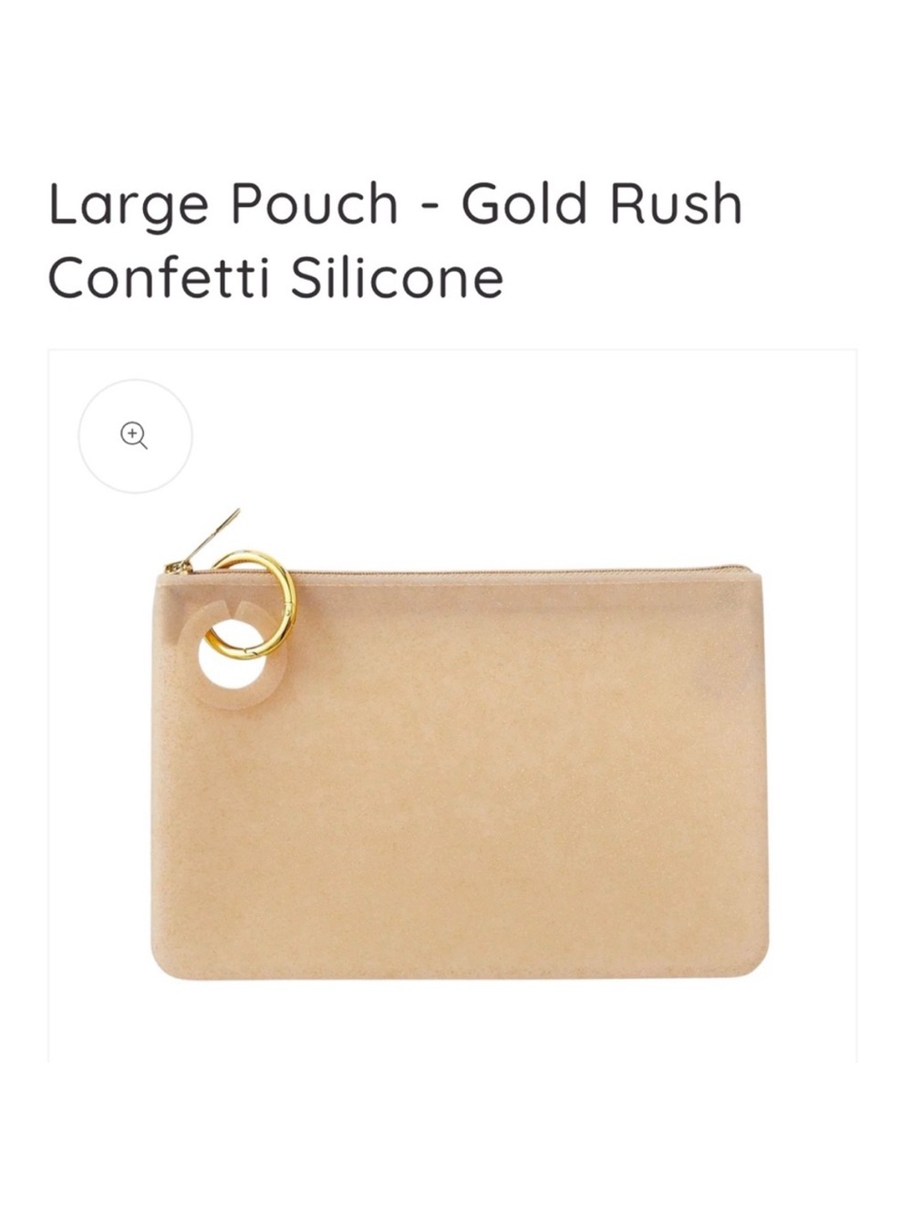 Overture wristlet clutch in champagne gold - Women’s bag clutches and wristlets - Picture 3 of 3
